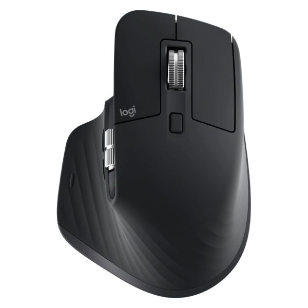 Logitech MX Master 3S Wireless & Bluetooth Rechargeable Mouse - Pale Gray