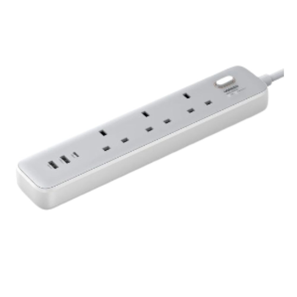 UGREEN 30W 3 AC Power Strip with Master Switch (2A1C) UG-15461