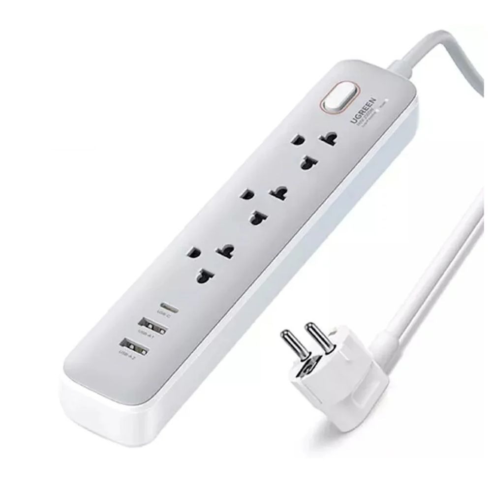 UGREEN 30W 3 AC Power Strip with Master Switch (2A1C) UG-15461