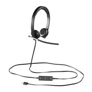Logitech H650e Business USB Headset with Noise Cancelling Mic - 981-000519