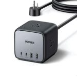 UGREEN DigiNest Cube Power Strip (3 AC outlets + 65W 2A2C) UG-90906