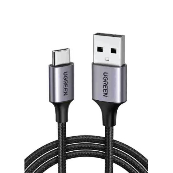 UGREEN USB-A 2.0 to USB-C Cable Nickel Plating 2m (Black) UG-60118