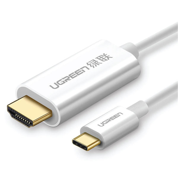 UGREEN USB-C Male to HDMI Male Cable 1.5m - White UG-30841