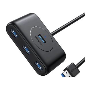 UGREEN USB-C & USB-A 3.0 to 4-Port Hub 1M Black UG-40850
