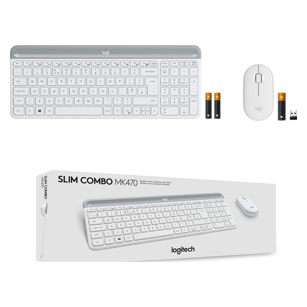 logitech mk470 slim wireless keyboard and mouse combo