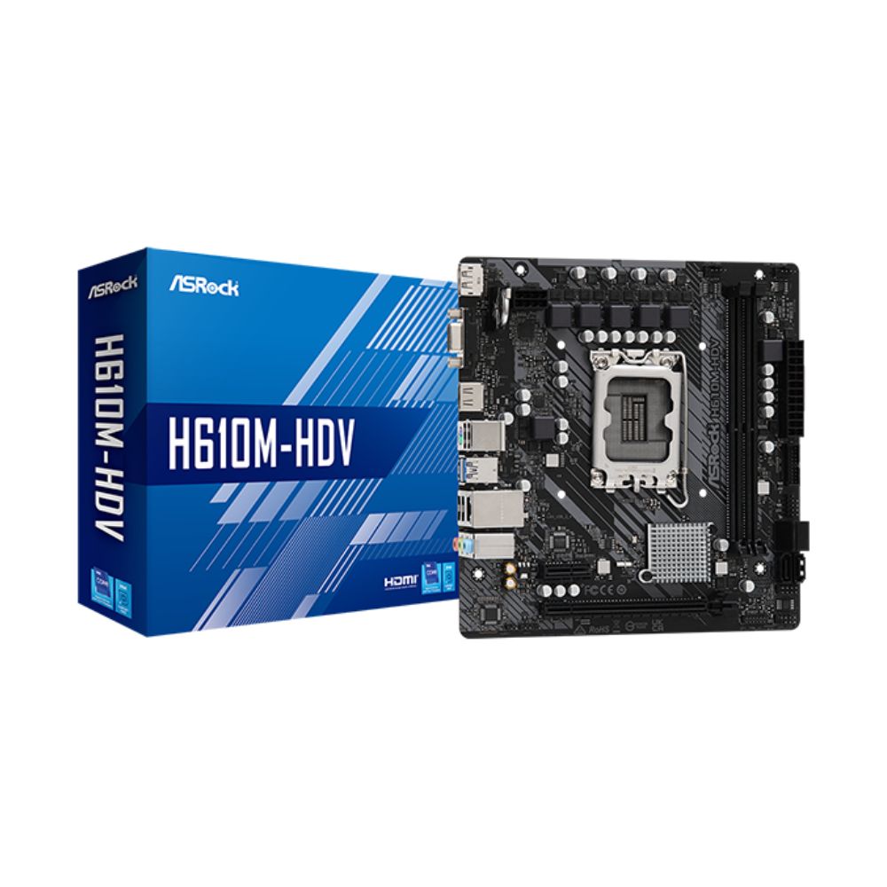 Custom Gaming Desktop PC with ASRock H610M-HDV M.2 R2.0 motherboard