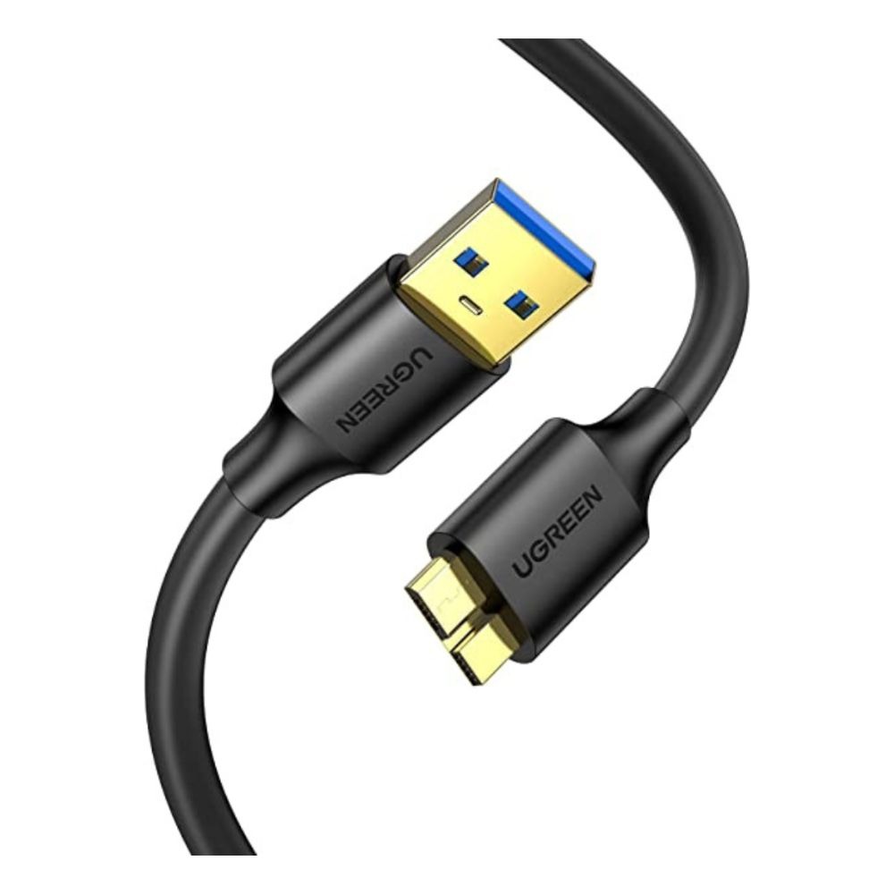UGREEN USB-A 3.0 to Micro USB 3.0 Male Cable 0.5m Black UG-10840