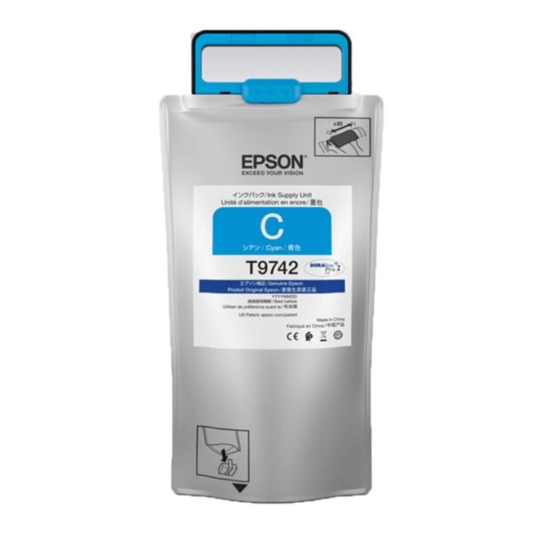 Epson T9742 Cyan XXL Ink Cartridge for WF C869R Series