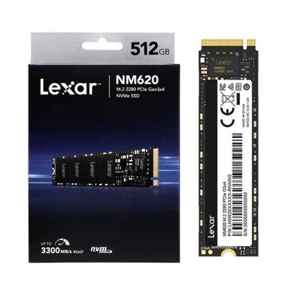 Lexar LNM620 512GB M.2 2280 3*4 NVMe SSD
