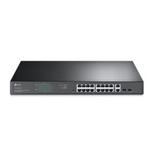 TP-Link 18-Port 10/100/1000Mbps Gigabit Easy Smart Switch with 16-Port PoE+