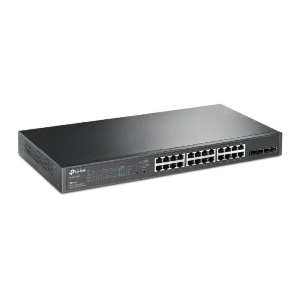 TP-Link JetStream 28-Port Gigabit Smart Switch with 24-Port PoE+