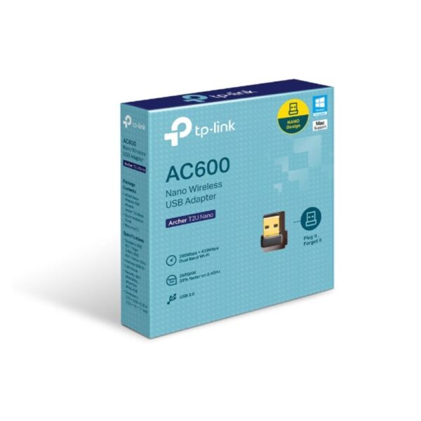 Tp-Link AC600 Wireless TL-Archer T2U Nano USB Adapter