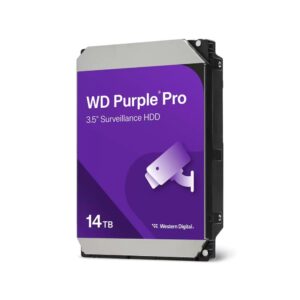 WD 14TB Purple Pro Surveillance Hard Drive with 512MB Cache