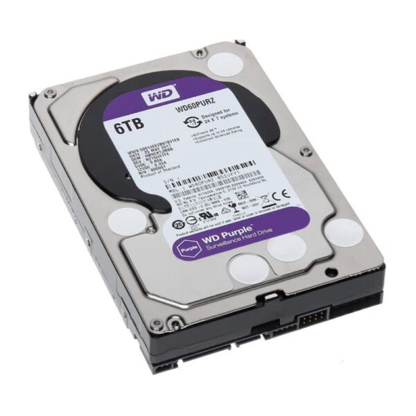 WD 6TB Purple Surveillance Hard Drive with 256MB Cache
