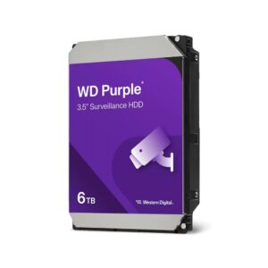 WD 6TB Purple Surveillance Hard Drive with 256MB Cache