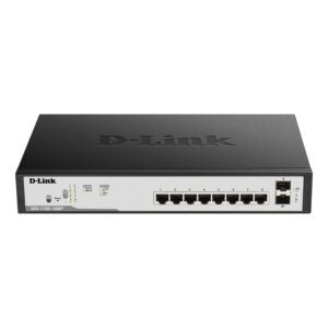 D-Link 8 Port PoE Gigabit Smart Managed Switch + 2 SFP ports