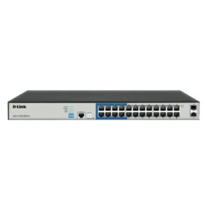 D-Link DGS-F1210-18PS-E 16-port Gigabit Long Range 250m PoE+ Smart Switch