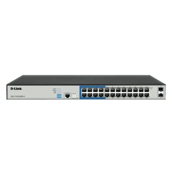 D-Link DGS-F1210-18PS-E 16-port Gigabit Long Range 250m PoE+ Smart Switch