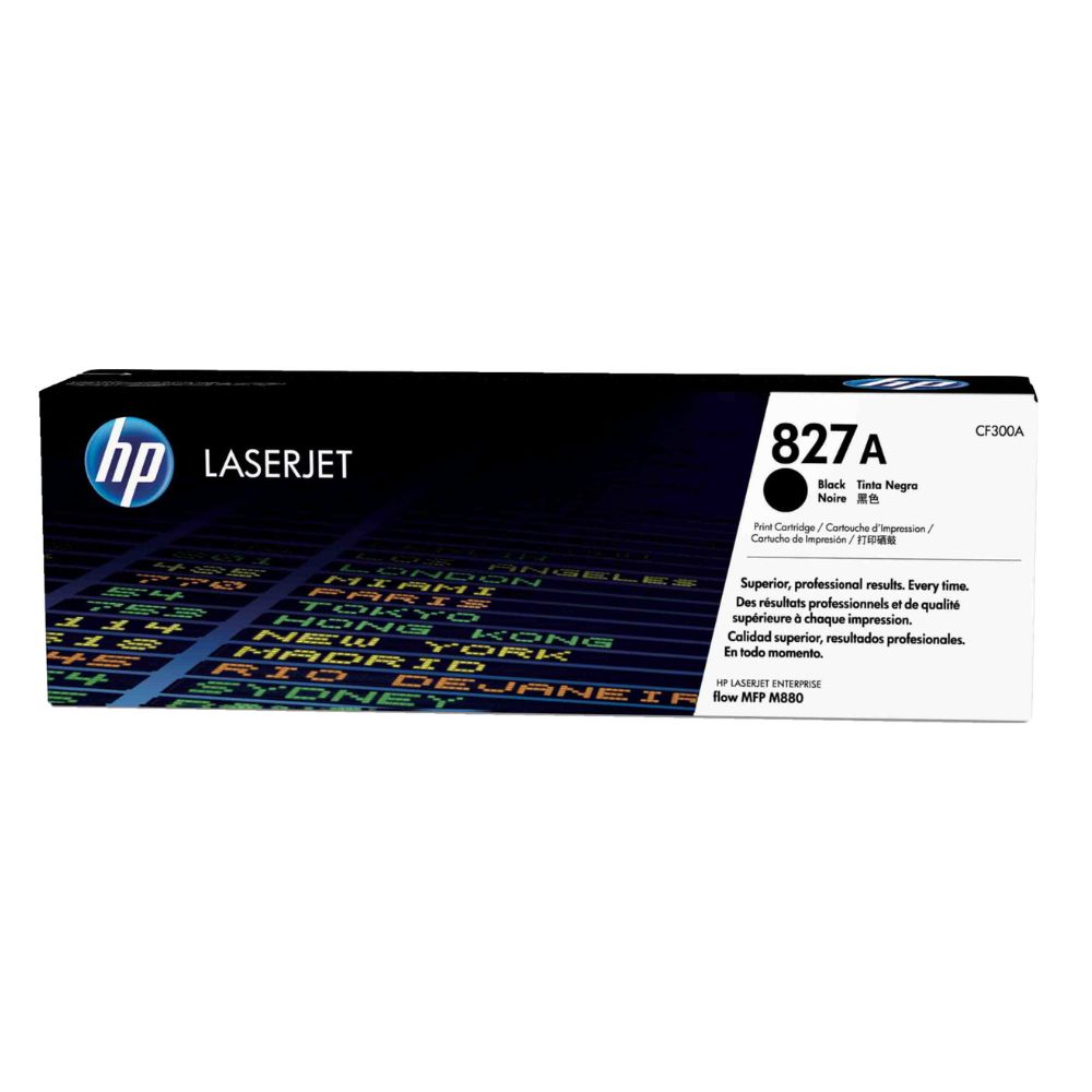 HP 827A Black Original LaserJet Toner Cartridge (CF300A)