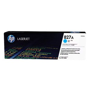 HP 827A Cyan Original LaserJet Toner Cartridge (CF301A)