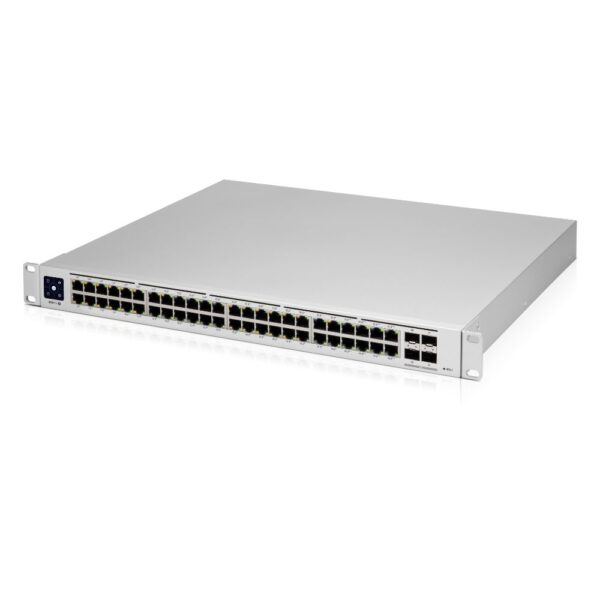 SW-48-PoE 48-port, (32) GbE, PoE+ RJ45 ports, (16) GbE RJ45 ports, (4) 1G SFP ports, 195W