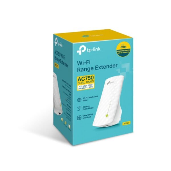 TP-Link AC750 Mesh Wi-Fi Range Extender(RE220)