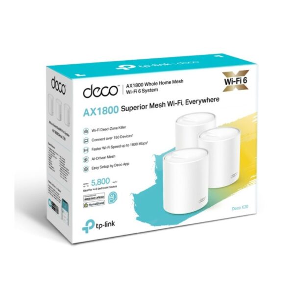TP-Link AX1800 Whole Home Mesh Wi-Fi 6 System