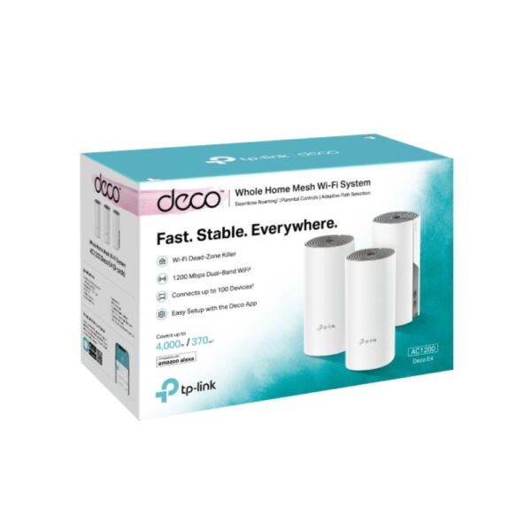 TP-Link Deco E4 AC1200 Whole Home Mesh Wi-Fi System