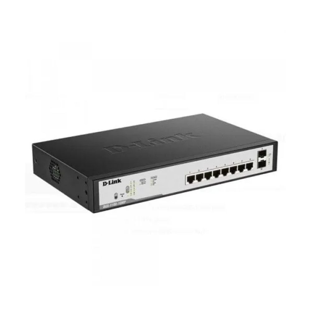 D-Link 8 Port PoE Gigabit Smart Managed Switch + 2 SFP ports