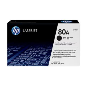 HP 80A Black Original LaserJet Toner Cartridge(CF280A)