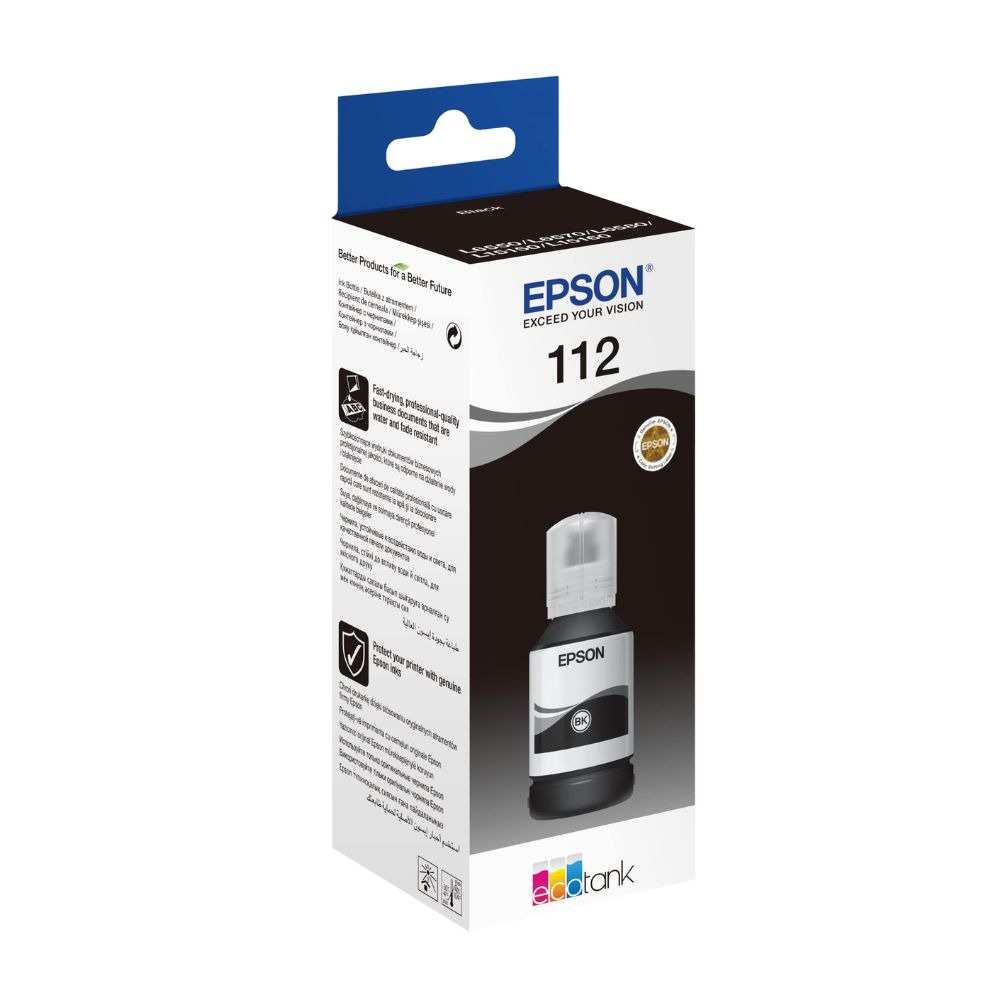 Epson EcoTank 112 Black 70ml Ink Bottle