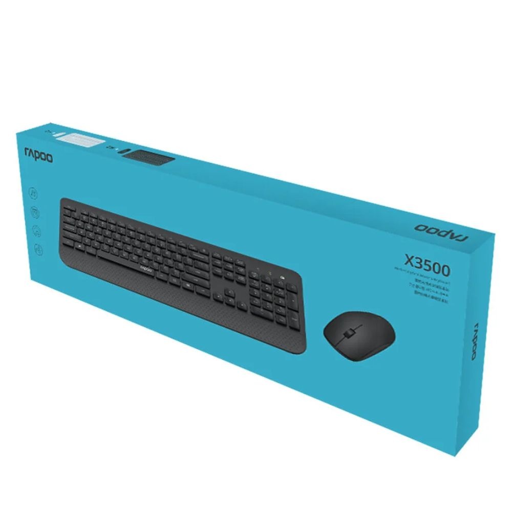 Rapoo Wireless Keyboard & Mouse X3500