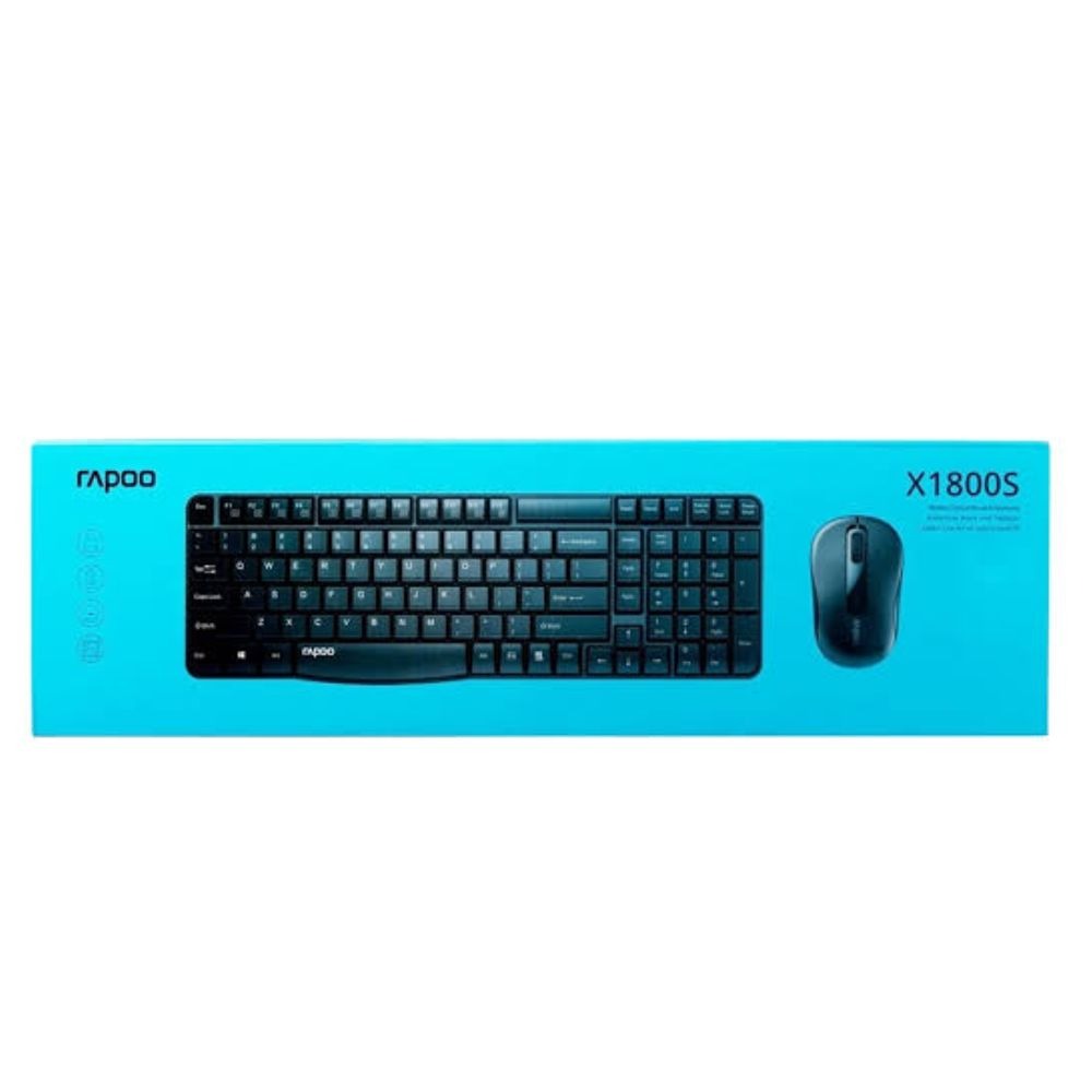 Rapoo Wireless Keyboard & Mouse X1800s