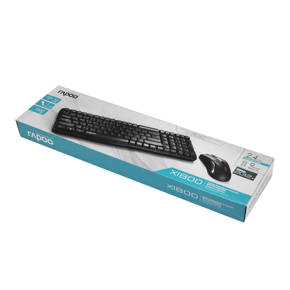 Rapoo Wireless Keyboard & Mouse X1810