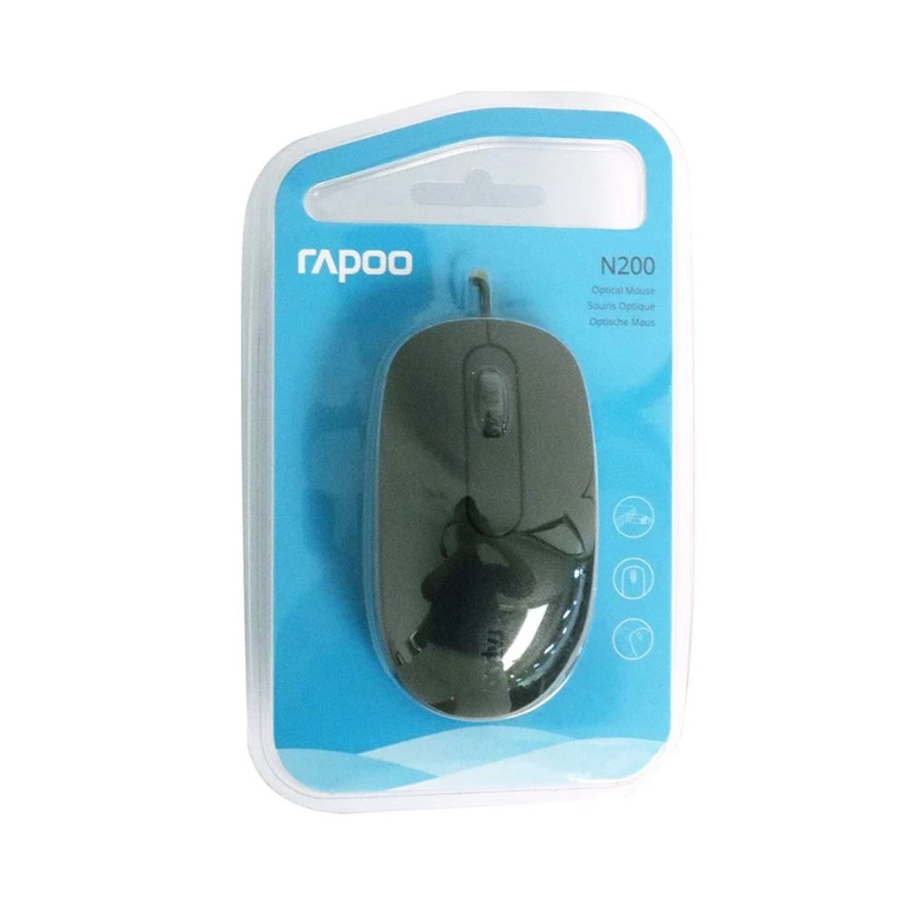 Rapoo wired Ambidextrous Mouse Full Size N200