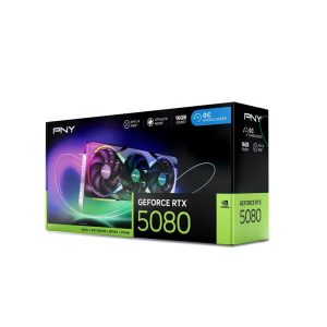 PNY Geforce RTX 5080 ARGB EPIC-X RGB OC TRIPLE FAN 16GB GDDR7 GRAPHICS CARD