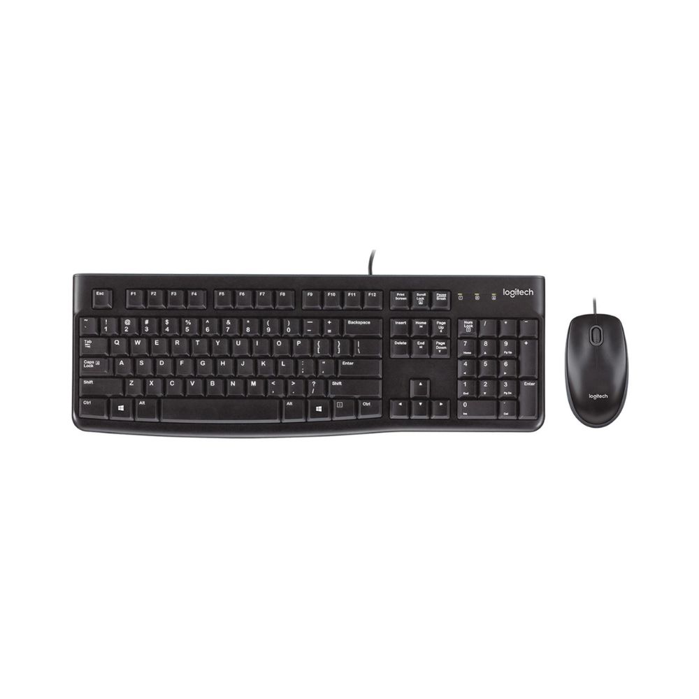 Logitech MK120 Wired Keyboard and Mouse Combo Black – 920-002562