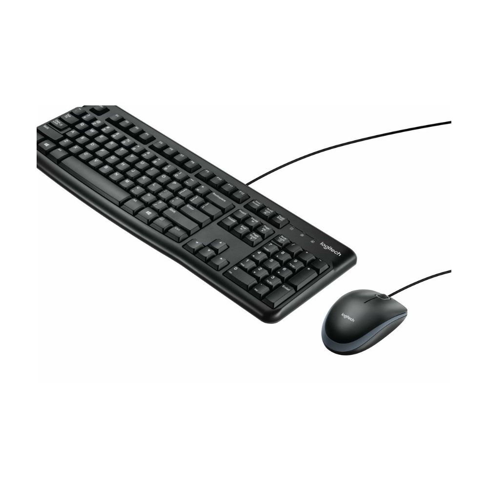 Logitech MK120 Wired Keyboard and Mouse Combo Black – 920-002562