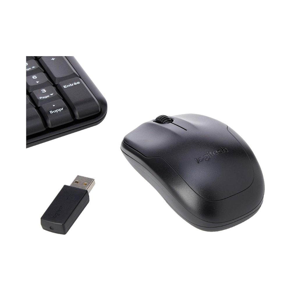 Logitech MK220 Wireless Keyboard and Mouse Combo – Black