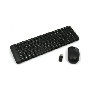 Logitech MK220 Wireless Keyboard and Mouse Combo – Black