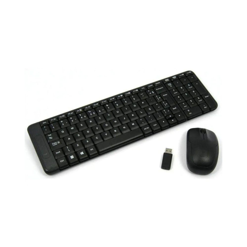 Logitech MK220 Wireless Keyboard and Mouse Combo – Black