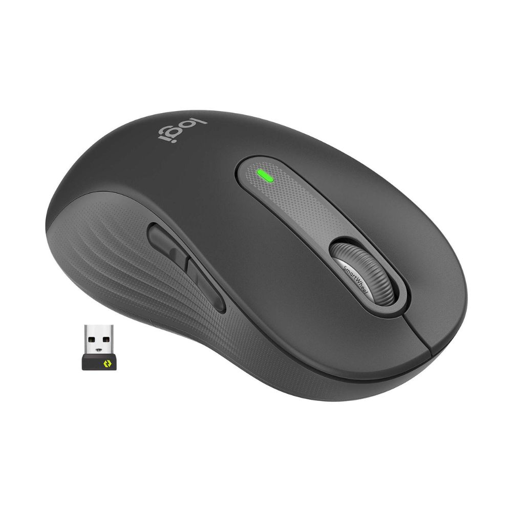 Logitech M650 L Left-Handed Wireless Mouse – Graphite | 910-006239
