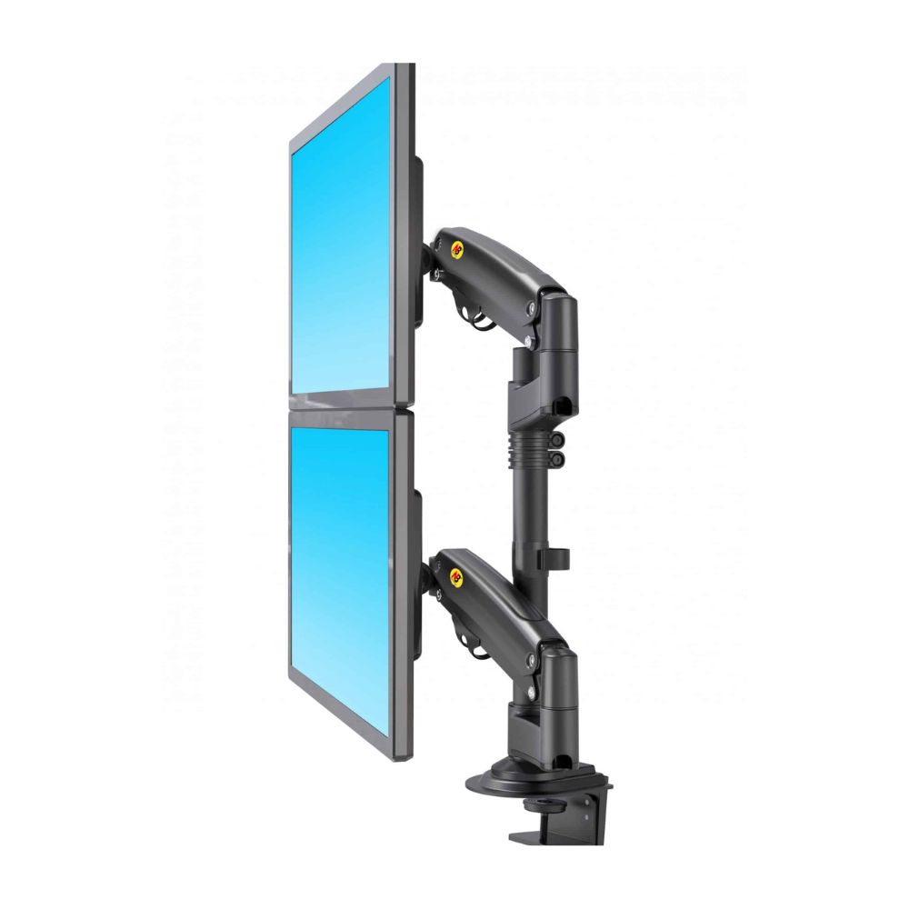 NB H180 Monitor Arm – Dual Monitor Gas Spring Desk Mount