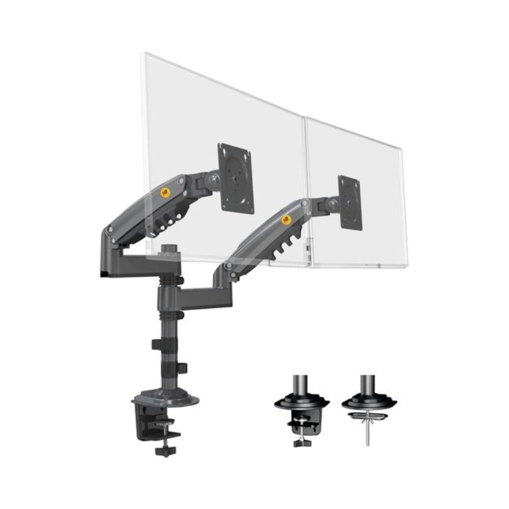 NB H180 Monitor Arm – Dual Monitor Gas Spring Desk Mount