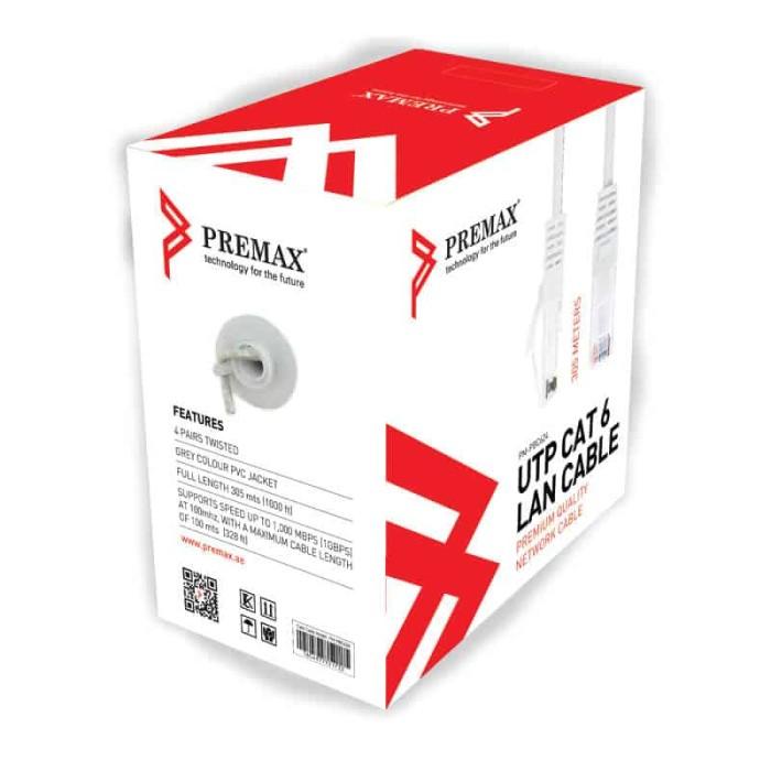 PREMAX CABLE CAT 6 CABLE UTP 305M PBC624 - Image 3
