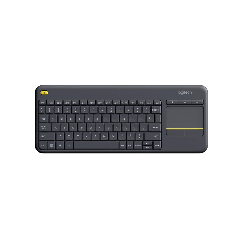 Logitech K400 Plus Wireless Keyboard with Touchpad – Black (920-007145)
