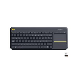 Logitech K400 Plus Wireless Keyboard with Touchpad – Black (920-007145)