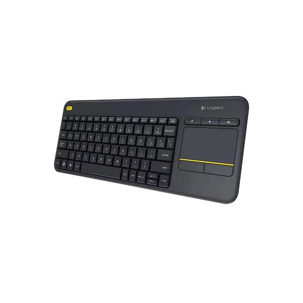 Logitech K400 Plus Wireless Keyboard with Touchpad – Black (920-007145)