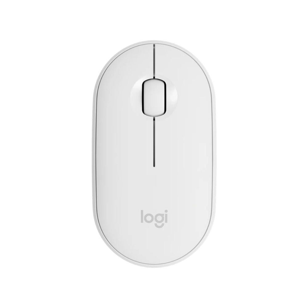 Logitech M350s Pebble Bluetooth Mouse Tonal White – 910-007013