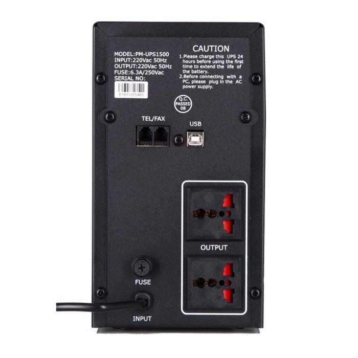 PREMAX UPS 1500 VA WITH EURO PLUG